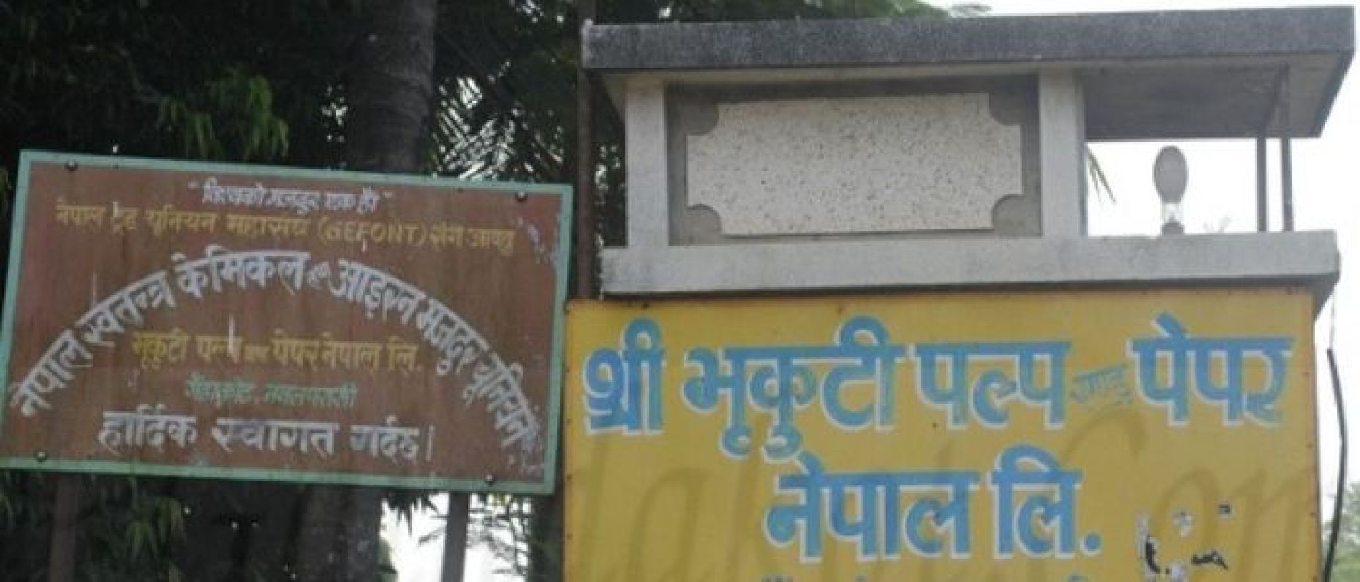 खण्डहर बन्दै भृकुटी कागज कारखाना